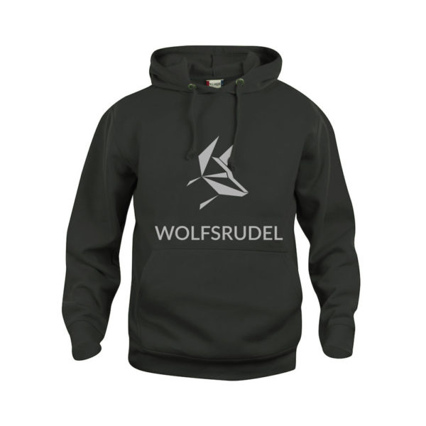 Wolfsrudel Hoddie schwarz